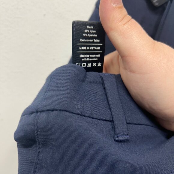 Public Rec Pants Womens 28x26 blue All Day crop Straight Leg Golf Performance - Picture 8 of 12